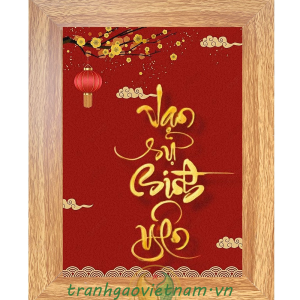 Tranh gạo vạn sự bình yên